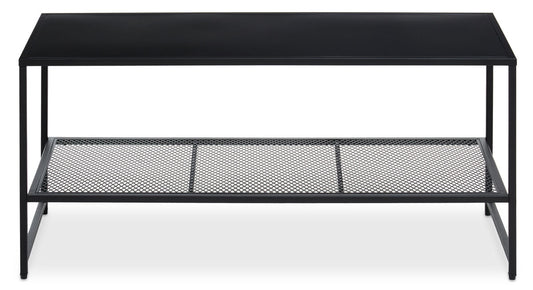 Acero Black Metal Coffee Table