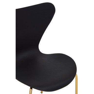 Laila Dining Chair With Black Seat