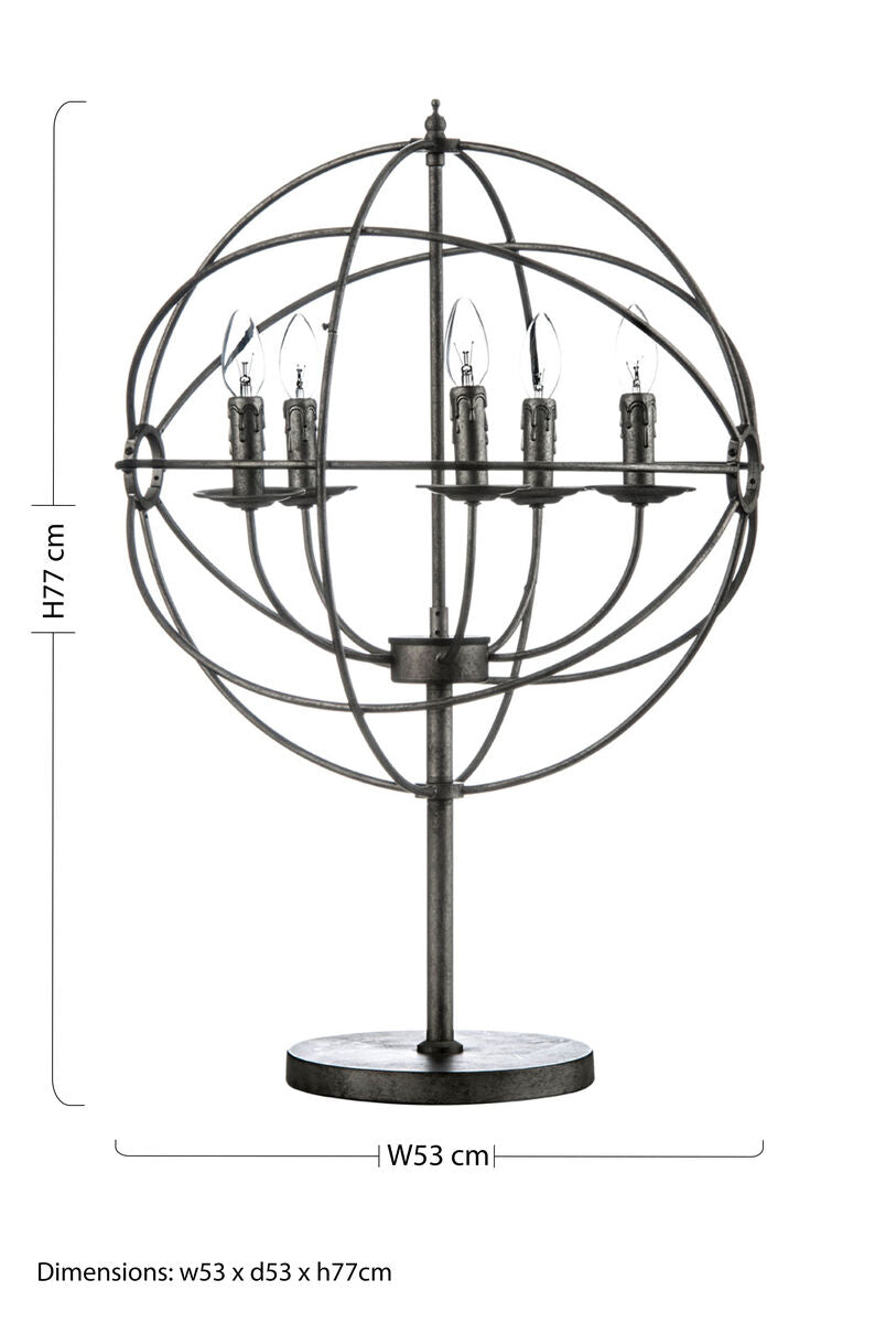Orbital 5 Arm Table Lamp