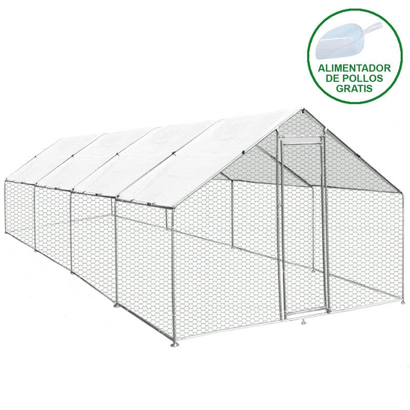Raven Roam 13' 1" x 26' 2" Apex Chicken Run - Classic