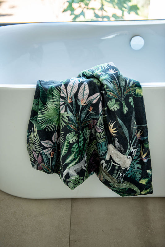 Jungle bathroom Towel