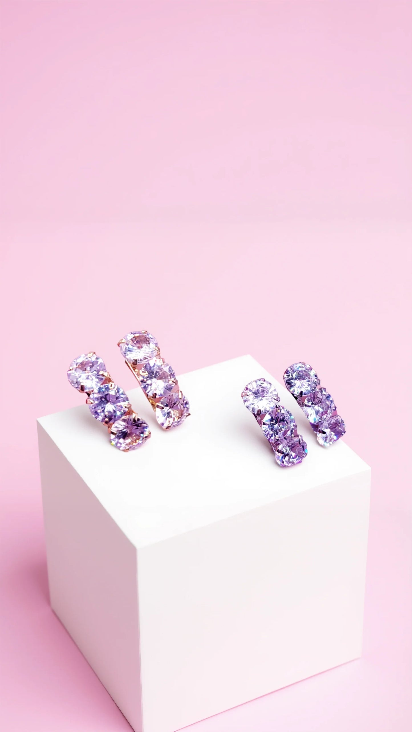 Shine Crystal Stud Earrings