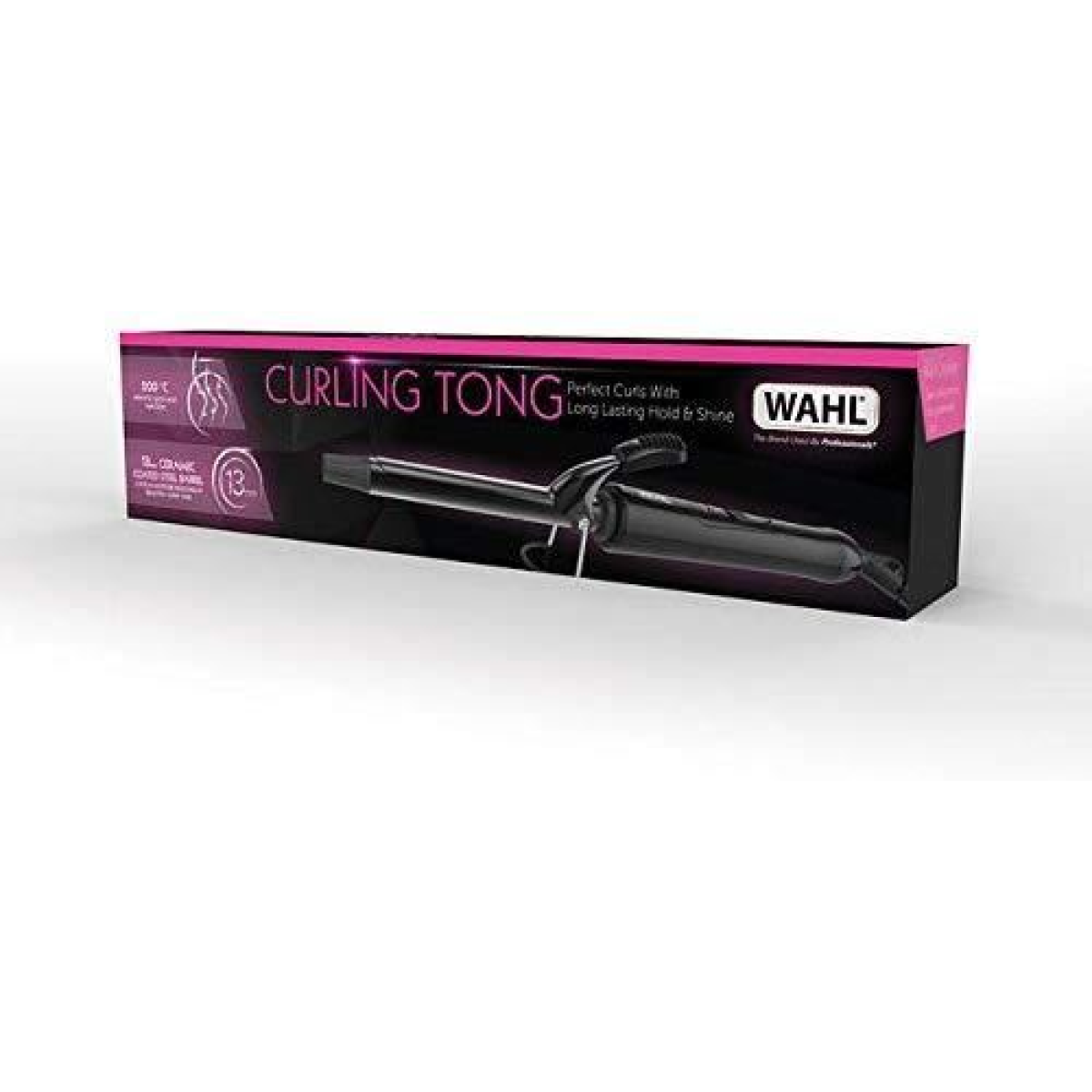 Wahl Professional Curling Tong Hair Styling Tool Ceramic Coated Barrel 13mm