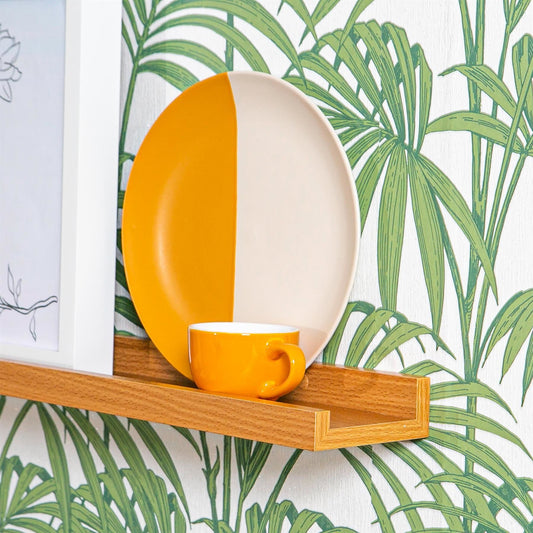 57cm Brown Floating Picture Ledge Shelf