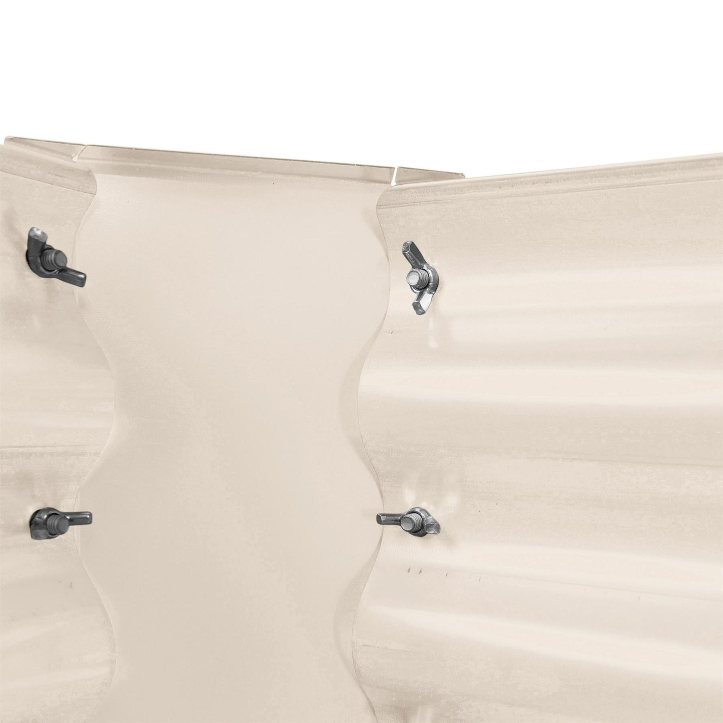 120cm x 60cm Semicircular Galvanised Steel Raised Garden Bed