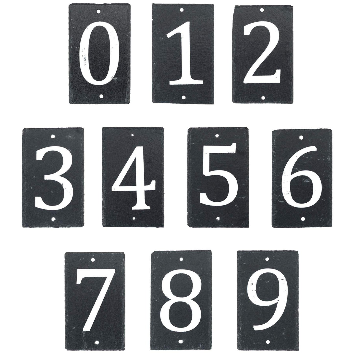 Number 3 Slate House Sign