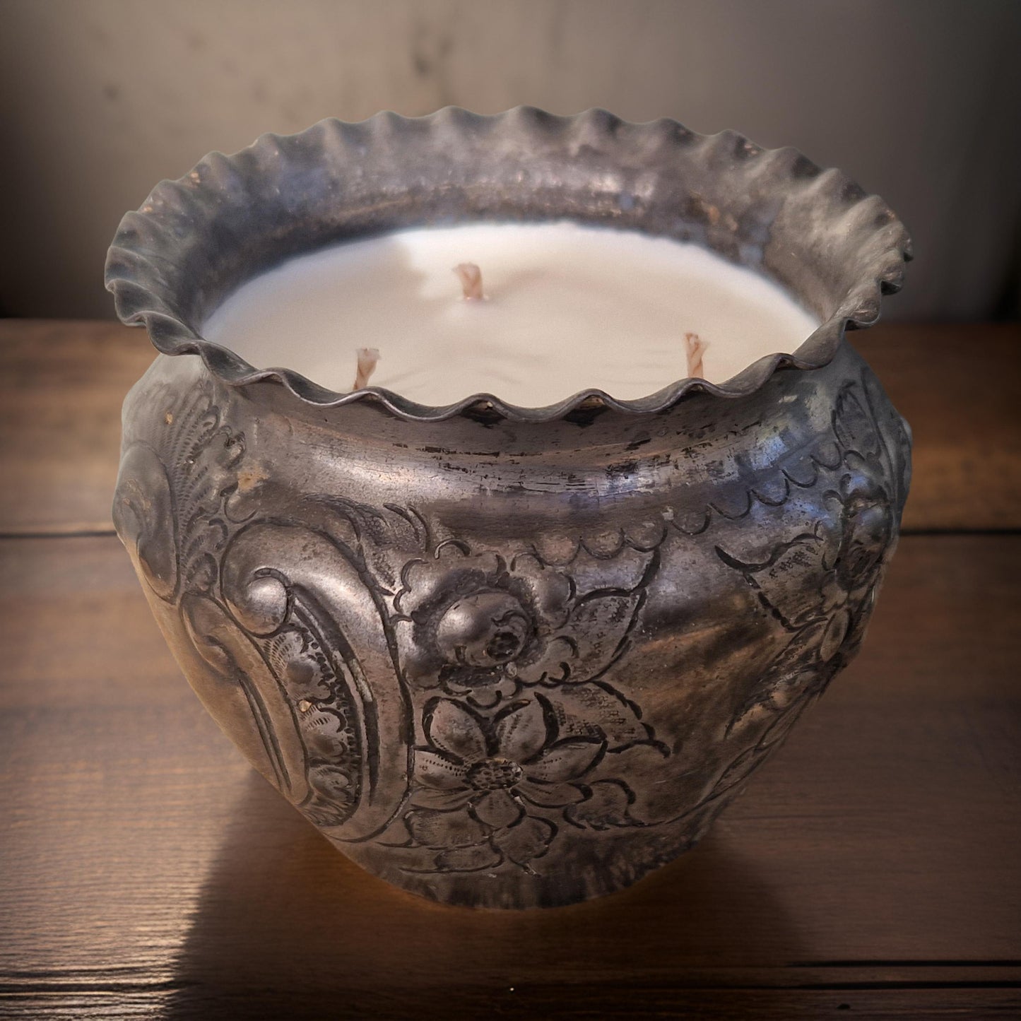 3 Wick Candle | Amber & Rock Salt Fragrance