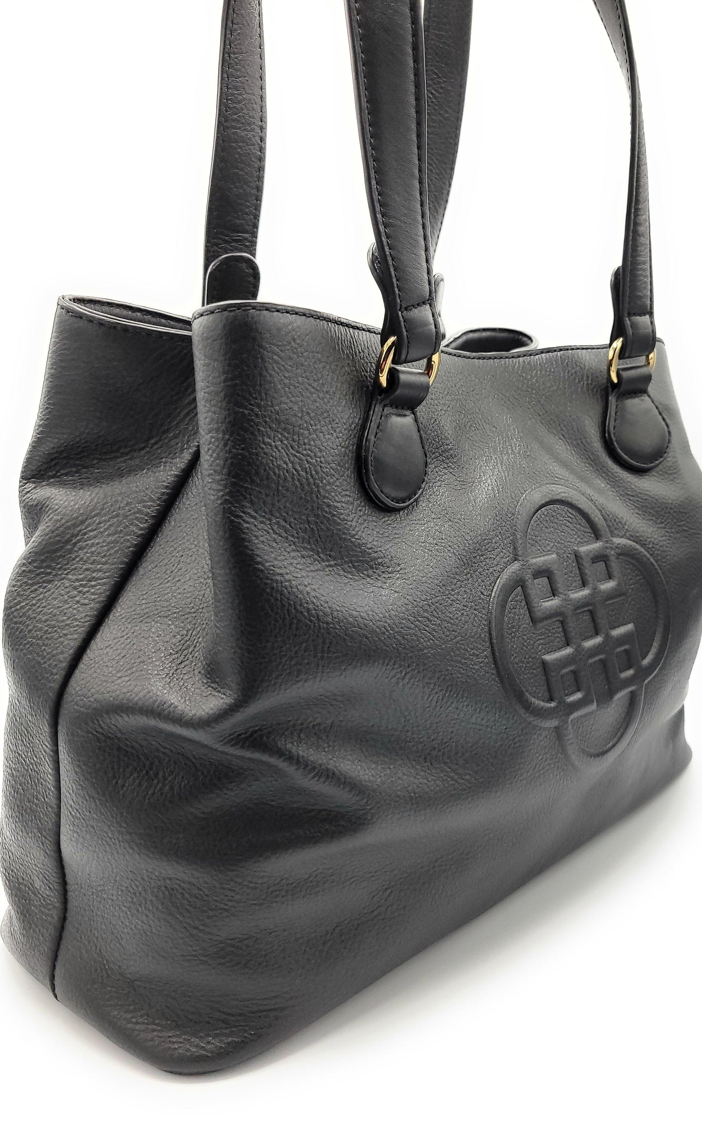 SADDLER ROSIE Real Leather Designer Twin Strap 3 Section Shoulder Bag