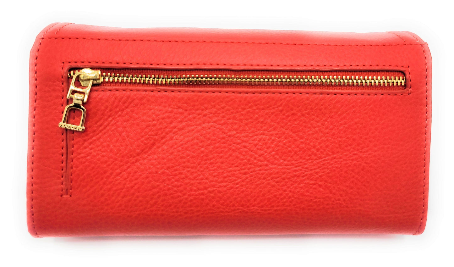 SADDLER BONNIE Real Leather Designer RFID Multi-section Purse | Gift Boxed
