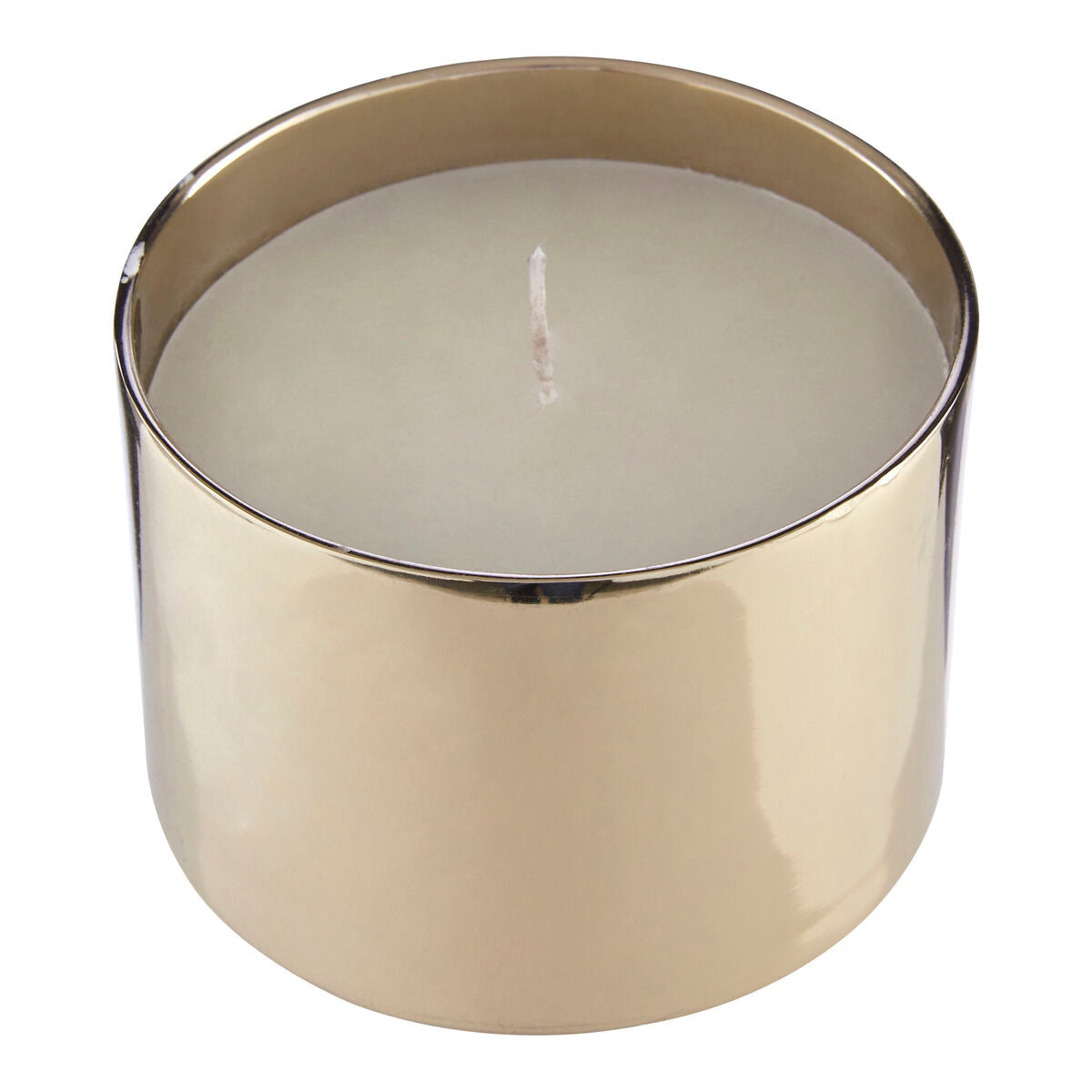 Elva White Large Wax Filled Candle