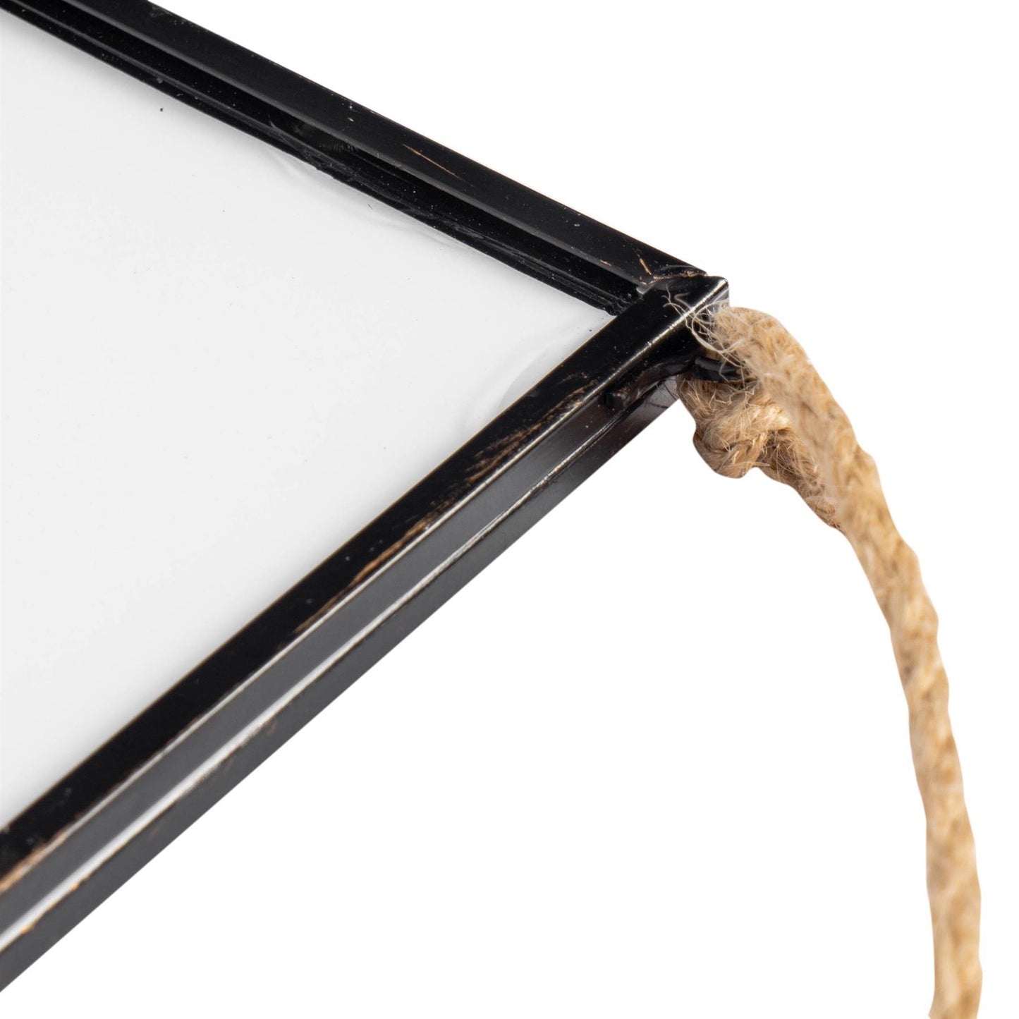 7" x 5" Black Hanging Metal Photo Frame