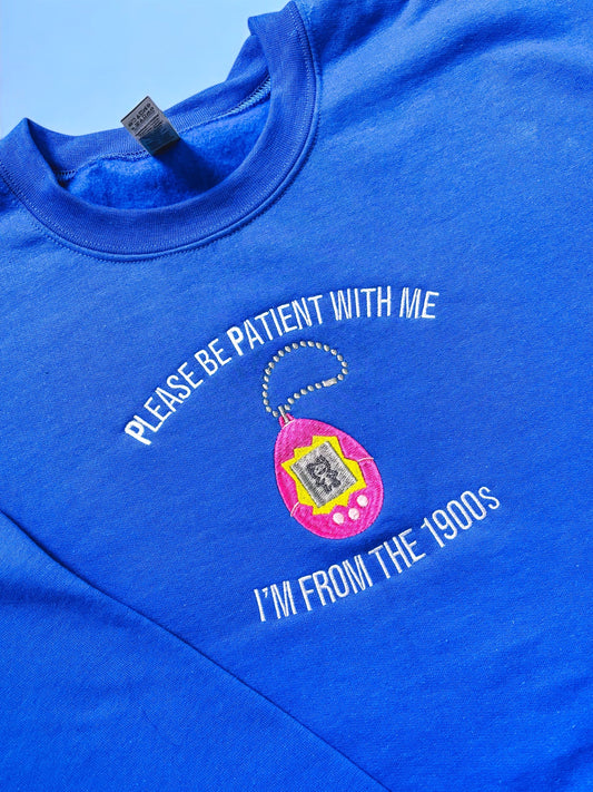 I'm From The 1900s embroidered sweatshirt