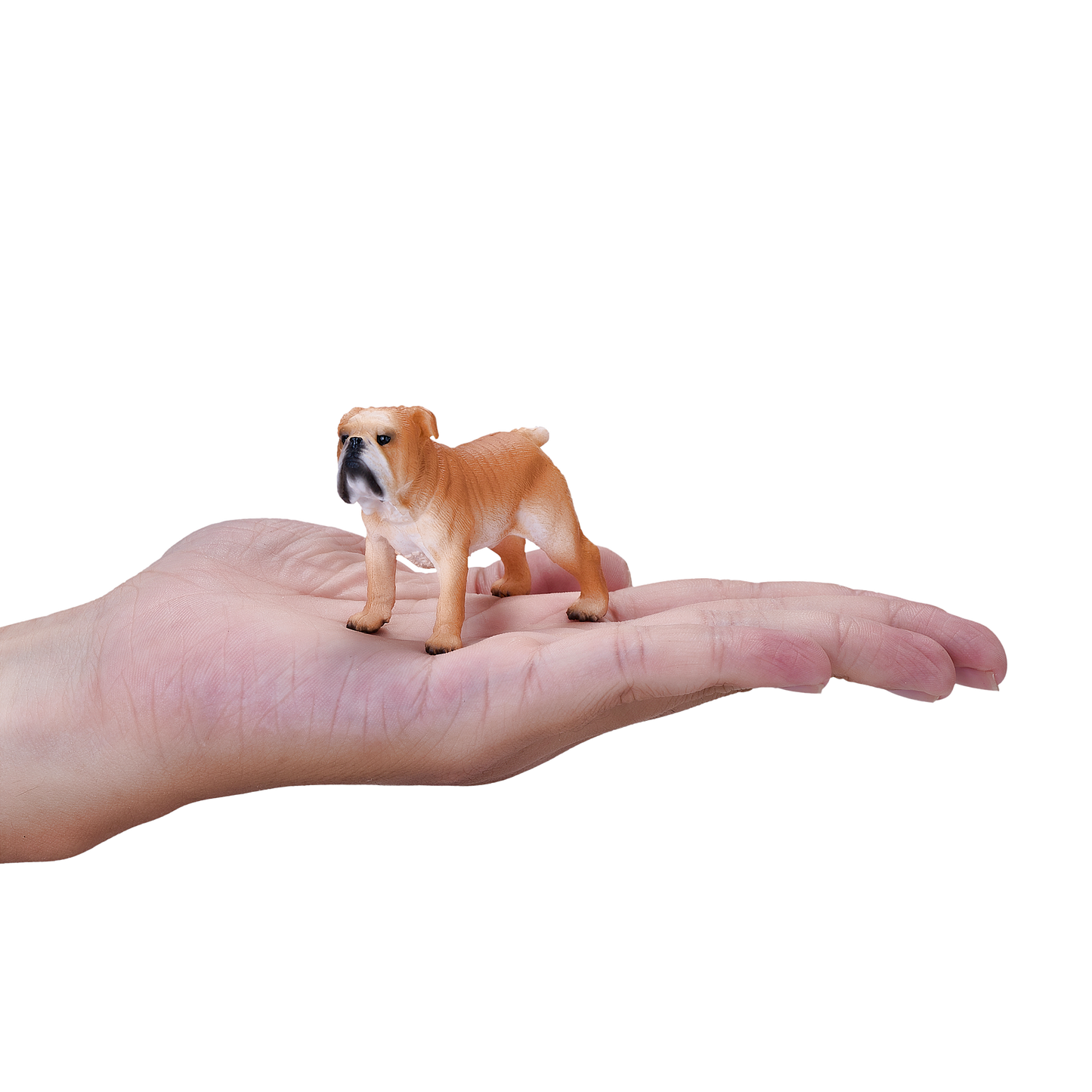 English Bulldog Toy Realistic Pet Figurine