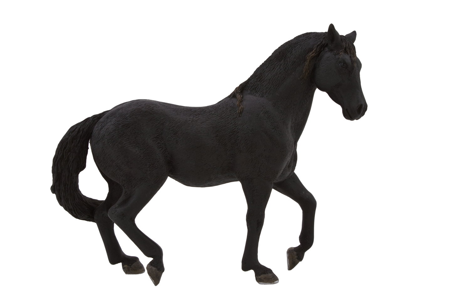 Andalusian Black Horse Toy Realistic Equestrian Model