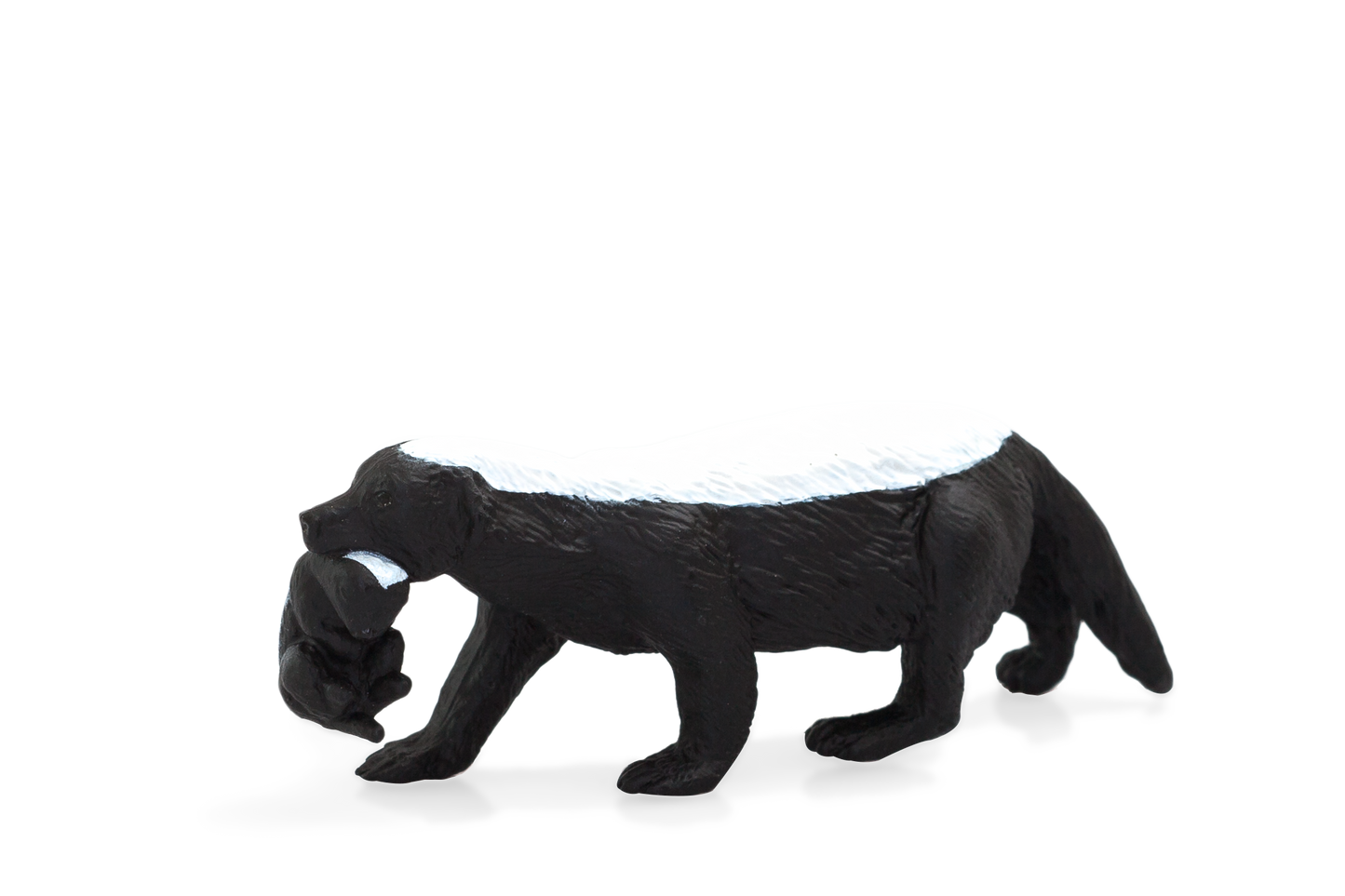 Honey Badger Female with Cub Realistic Wildlife Animal Figure