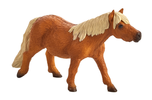 Shetland Pony Toy Realistic Farm Animal Figurine