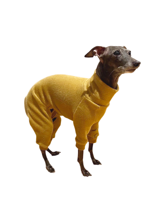 Fleece Lined Sweatshirt - Honey Yellow