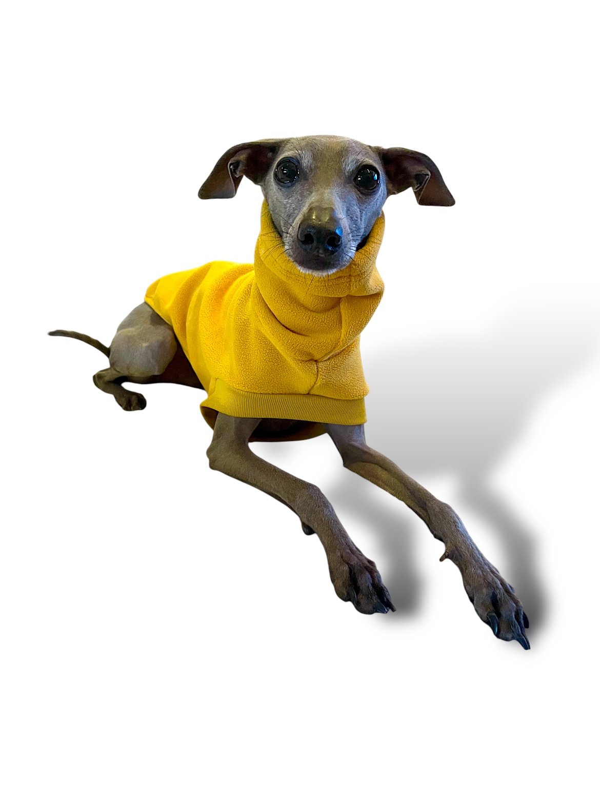 Open-Leg Fleece Vest - Yellow