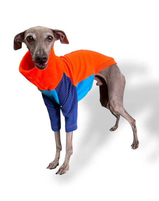 Ribbed Jersey & Fleece T-Shirt - Tropicana