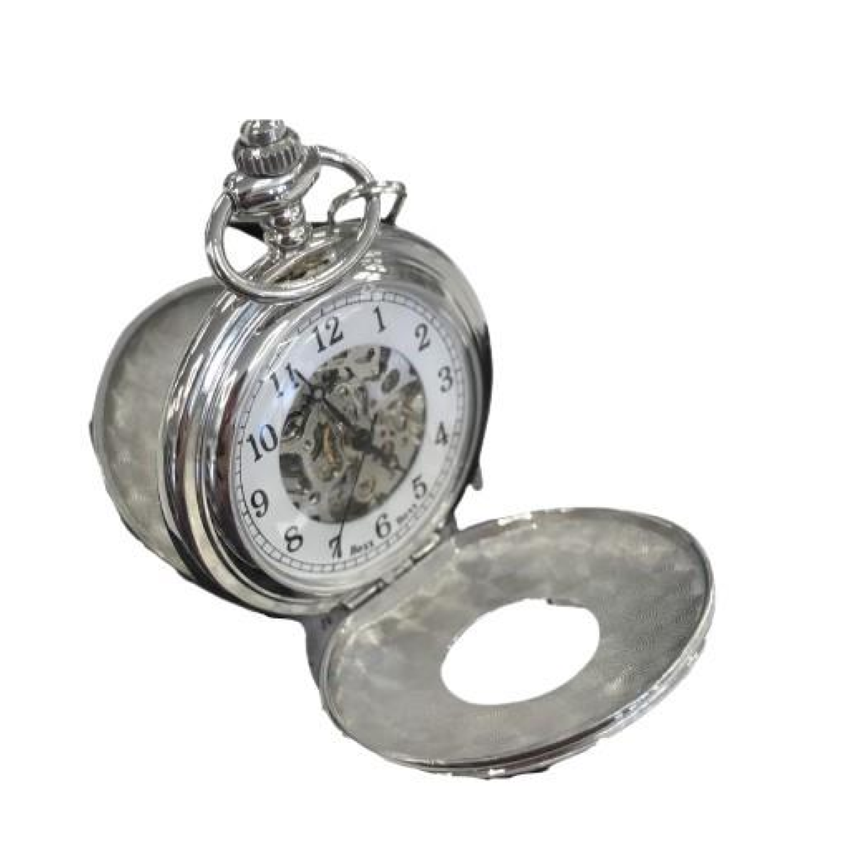 Boxx Double Hunter Silver Pocket Watch M5103.01