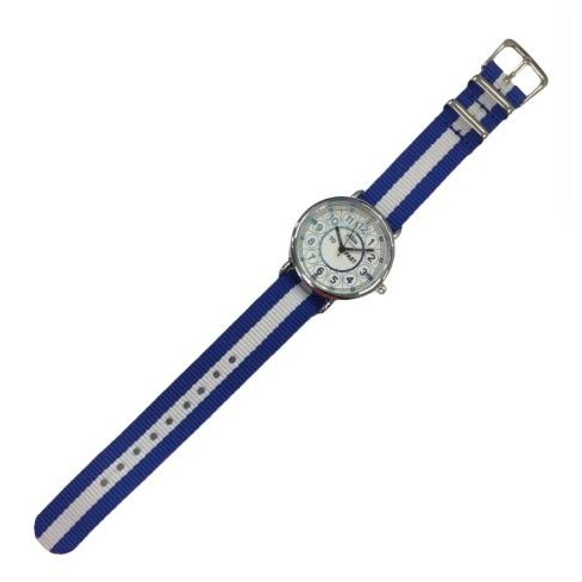 Relda Children's Time Teacher Analogue Blue Nylon Strap Boy's Watch REL112 - CLEARANCE NEEDS RE-BATTERY