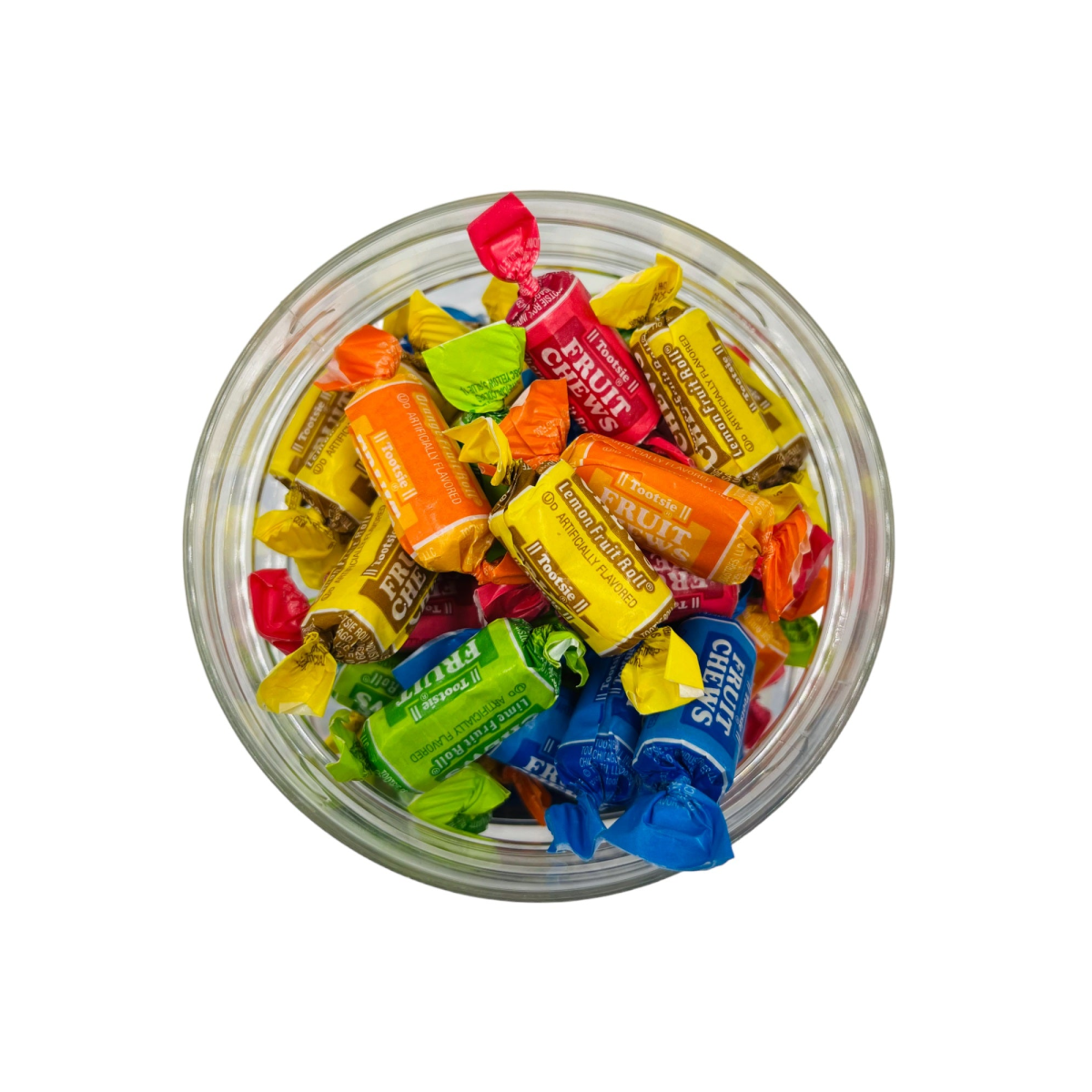 Simway Sweets Jar 765g - Tootsie Fruit Chews - American Sweets - Approximately 100 Pieces