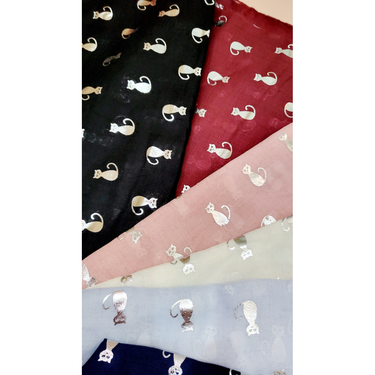 Cat Shimmer Scarf Pack of 12