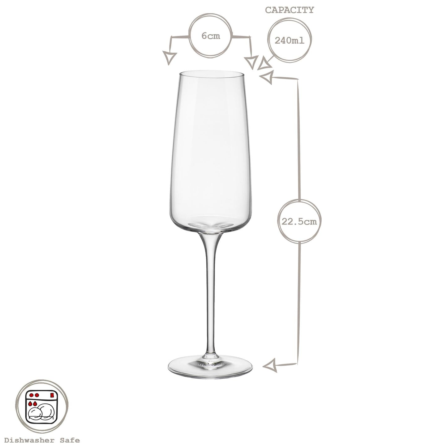 18pc Nexo Glass Stemware Set