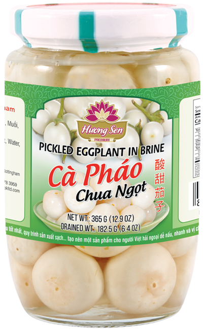 HUONG SEN Pickled Eggplant In Brine 365g
