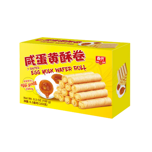 CHUN GUANG Salted Egg Yolk Wafer Roll 150g