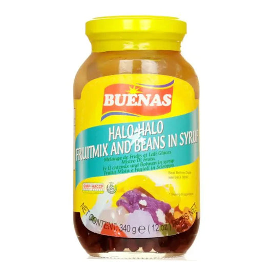 BUENAS Halo-Halo Fruitmix and Beans in Syrup 340g