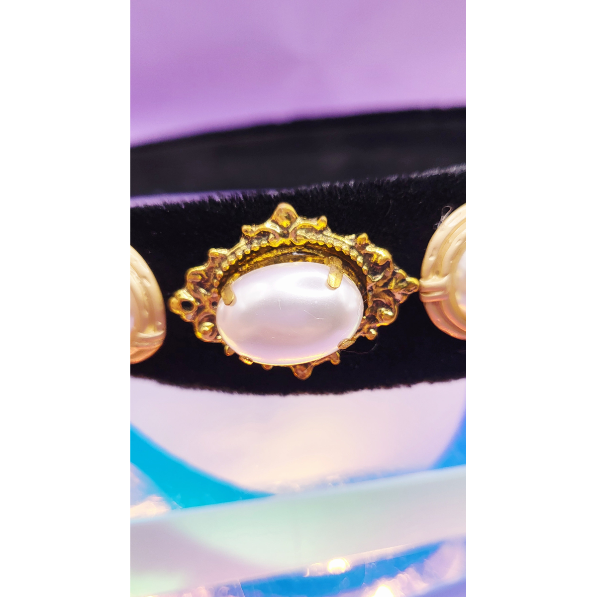 Divine Gold Pearl Hair band