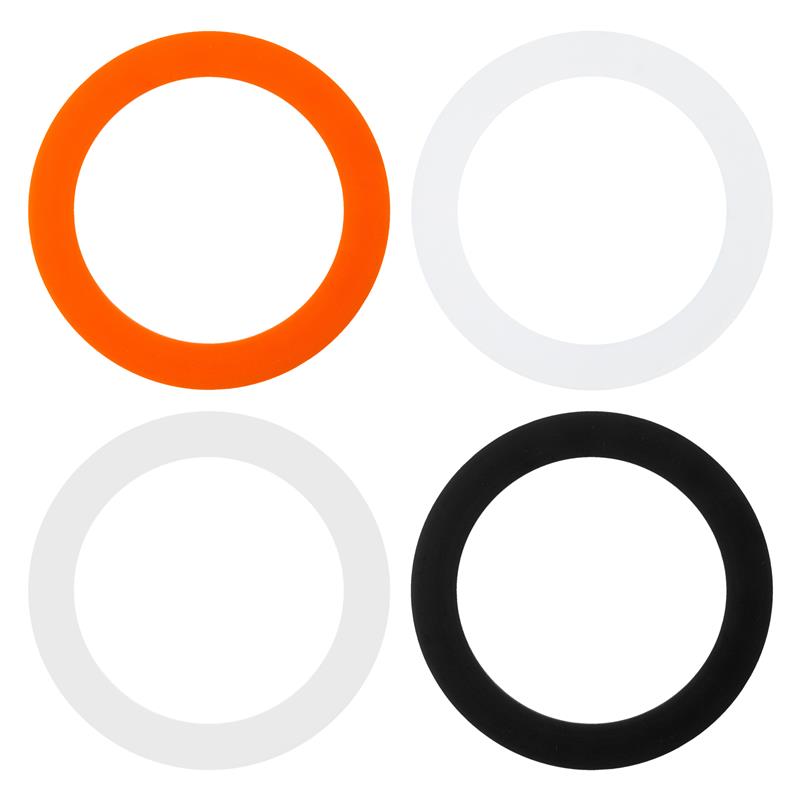 350ml Air tight Classic Air Tight Overnight oats Glass Storage Jar + Four Free Coloured Seals