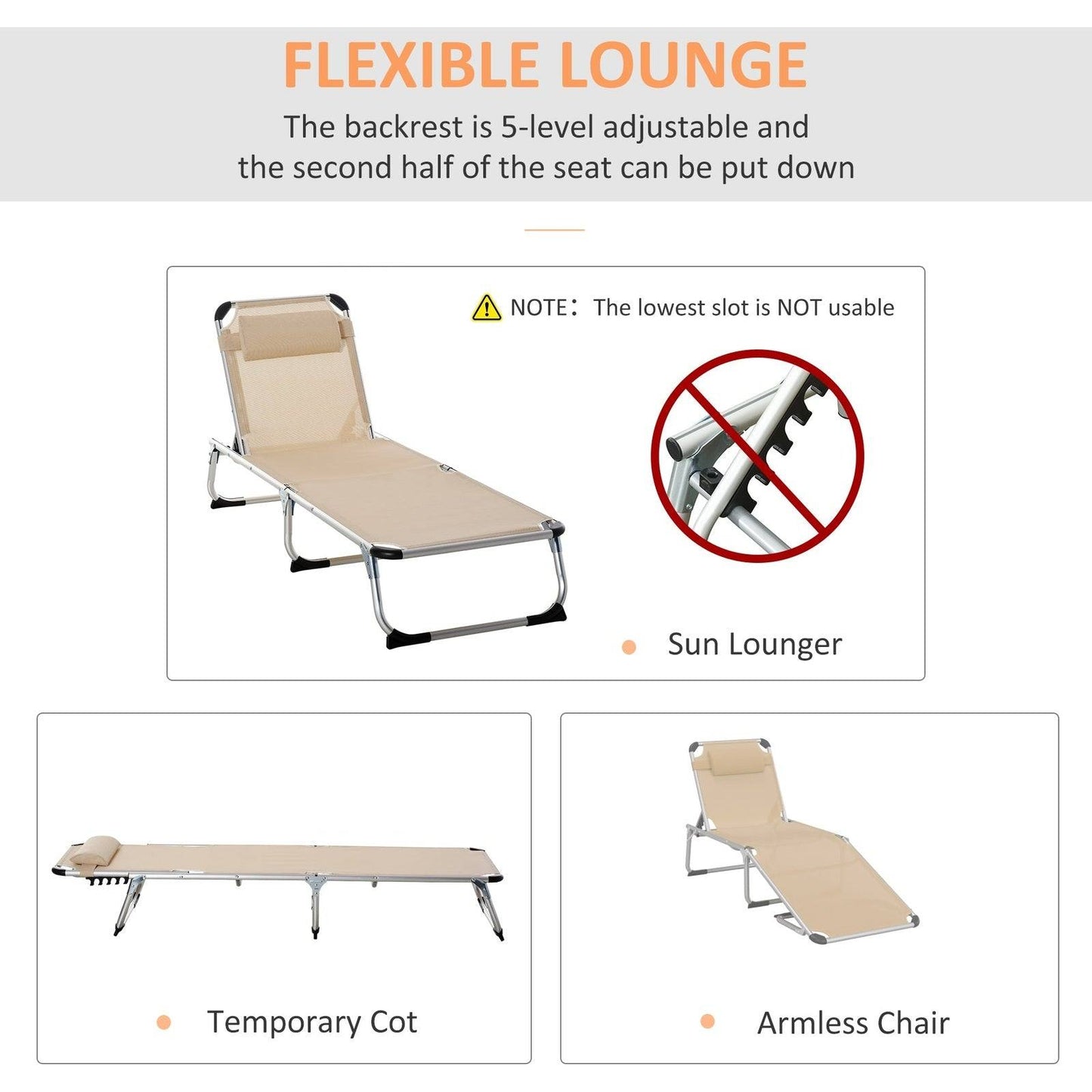 Foldable Sun Lounger