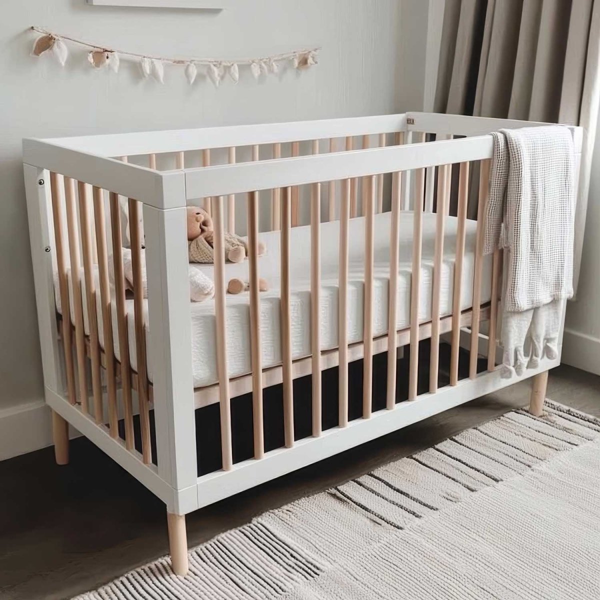 Cot Fitted Sheet 100% Cotton 120x60cm - Pack Of 4