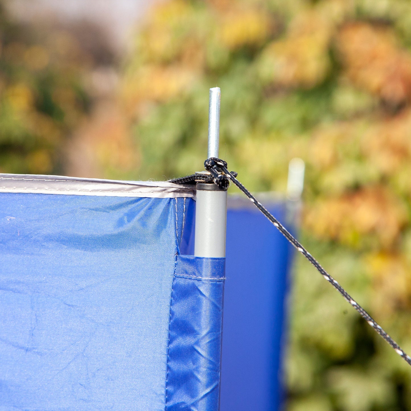 Camping Windbreak Portable Wind Blocker Privacy Wall, 6.2m x 1.5m Outsunny