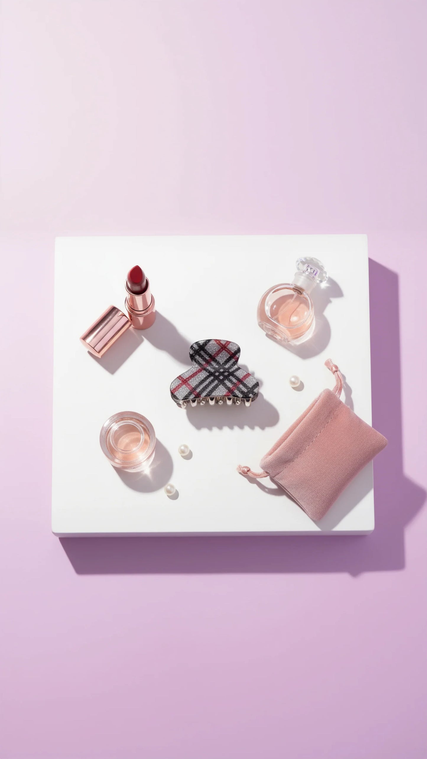 Glossy Mini Hair Clamps Pack of 12