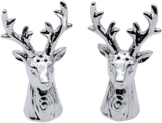 Stag Head Salt and Pepper Shaker Pots