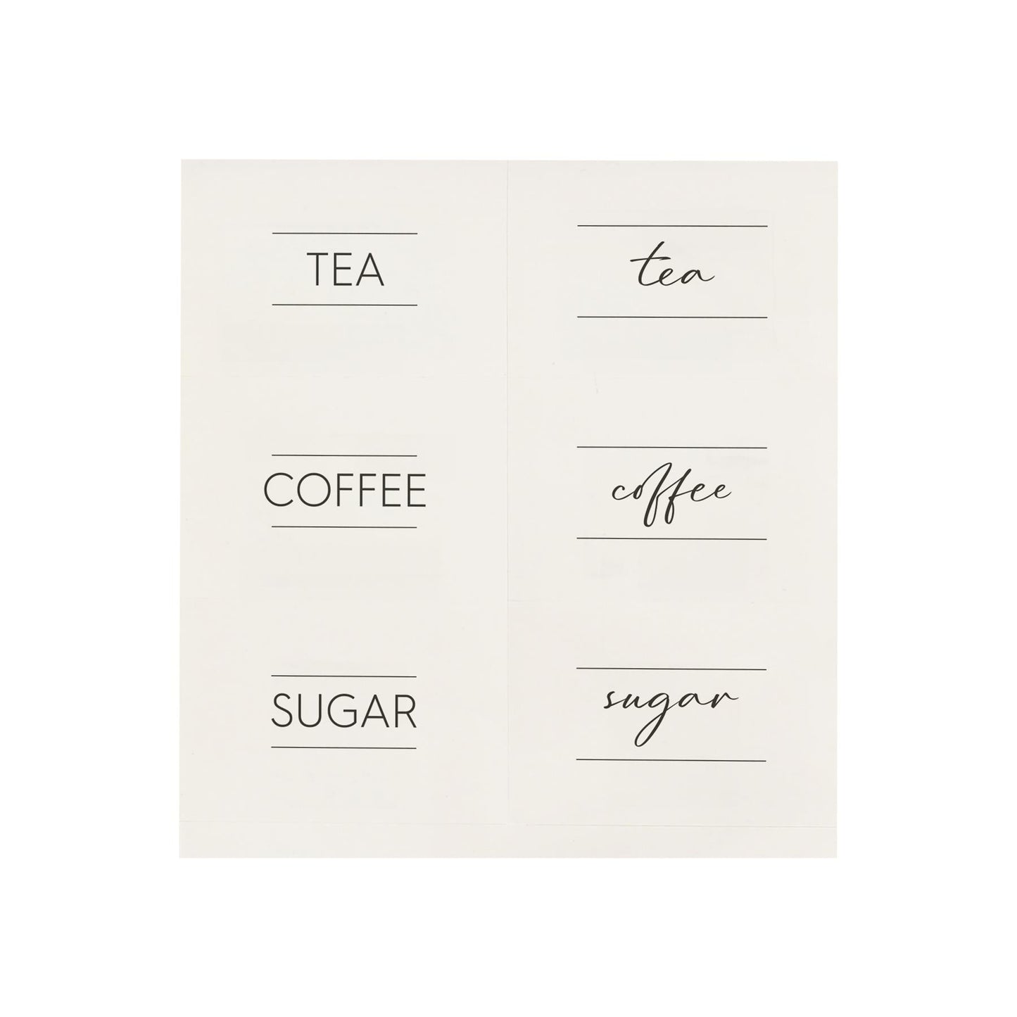 Cork Ball Glass Tea Coffee Sugar Jars Set