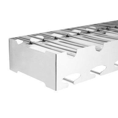 Novo 6 Bottle Silver Wide Wine Rack