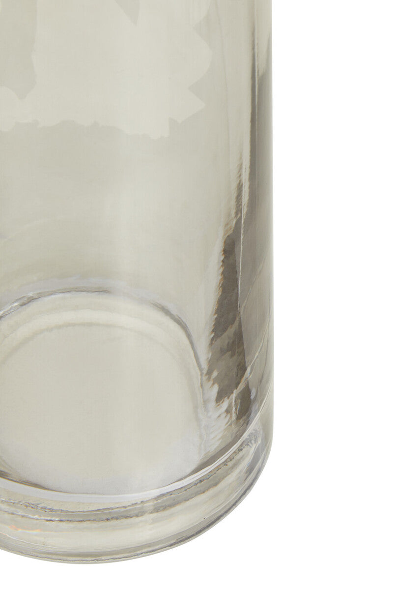 Esma Large Grey Glass Vase