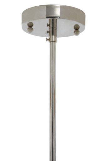 Ritz One Bulb Glass Pendant Light