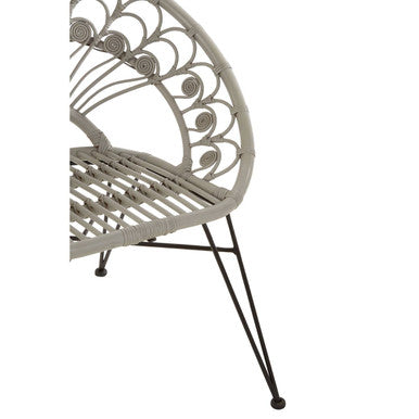 Manado Grey Natural Rattan Chair