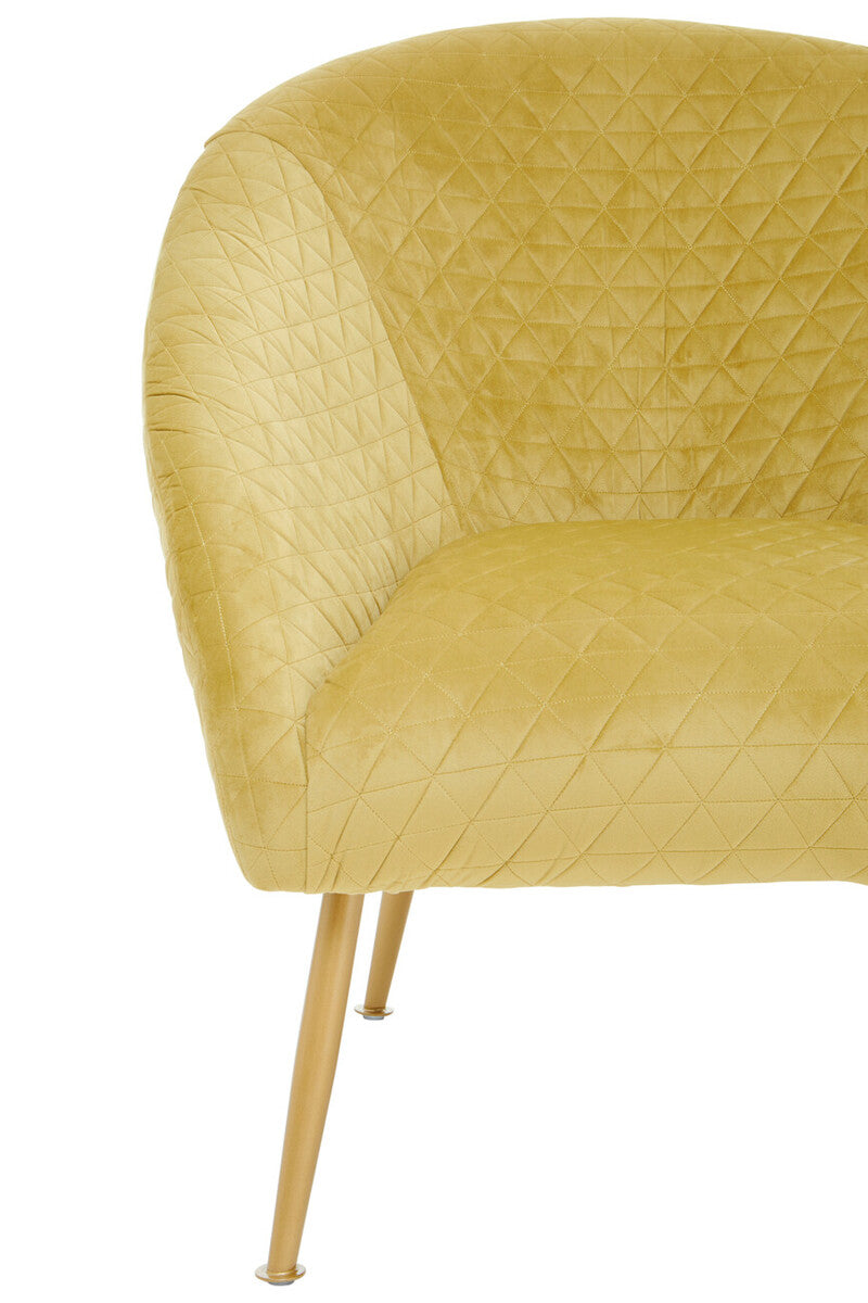 Tania Gold Velvet Occasional Chair