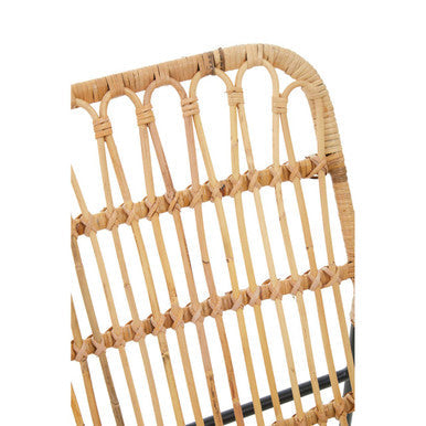 Manado Rattan Chair And Footstool Set