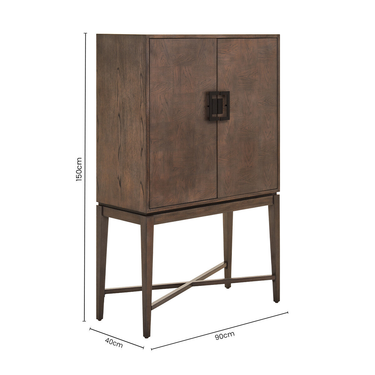 Dimaro Antique Grey Cabinet