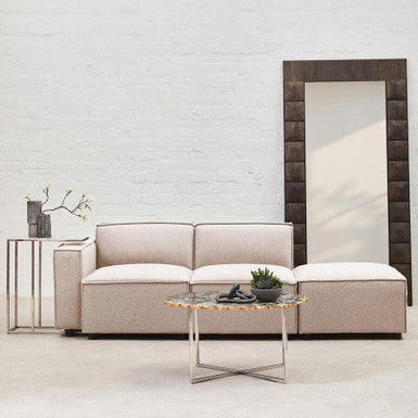 Natural Fabric Left Arm Modular Sofas, Toulouse