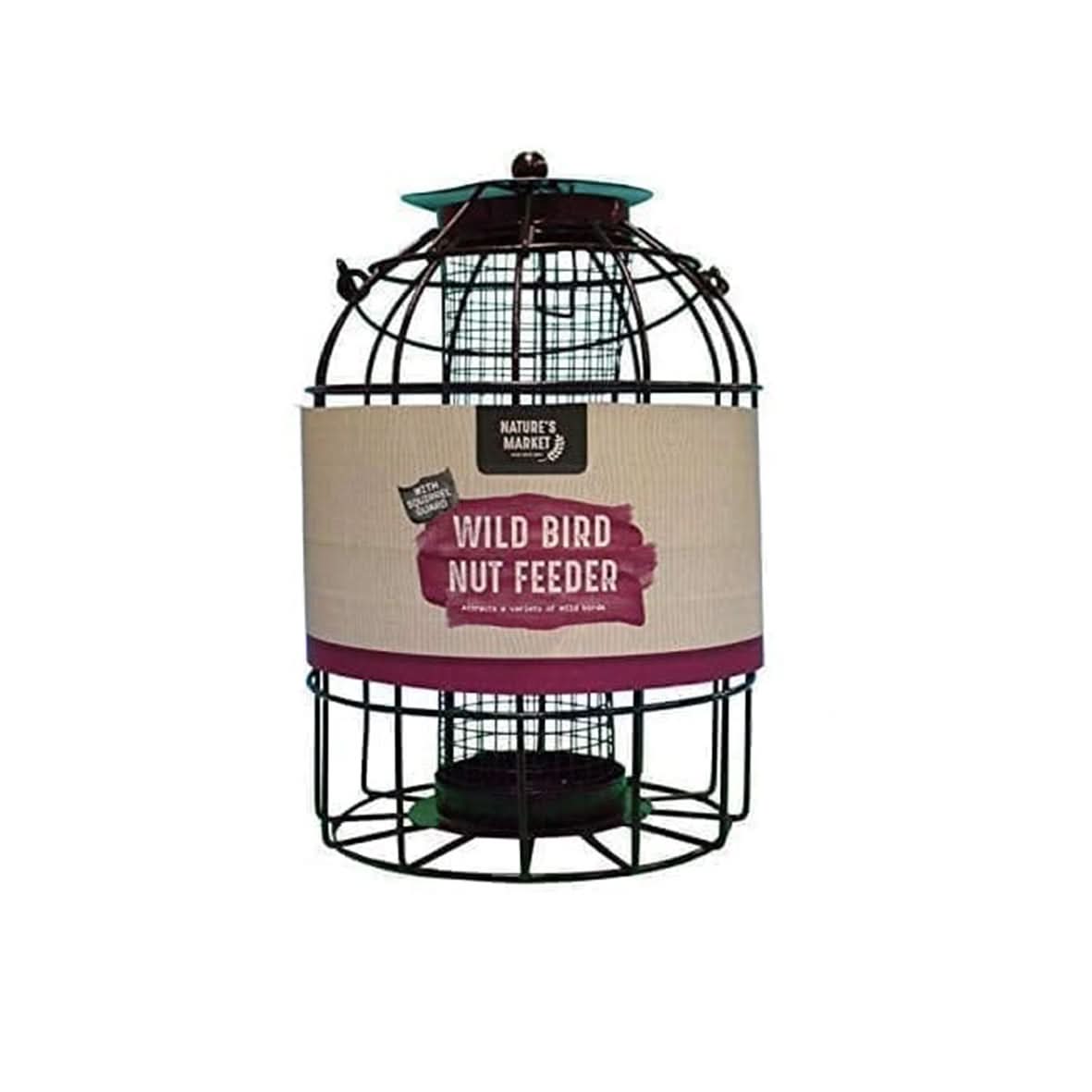 NUT Bird Feeder with Cage Safe Guard