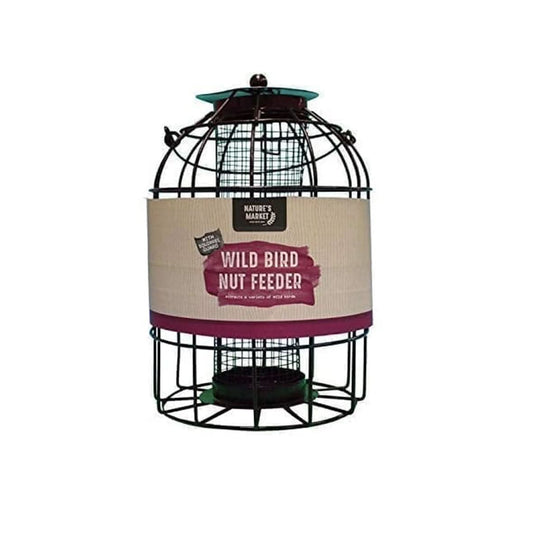 NUT Bird Feeder with Cage Safe Guard