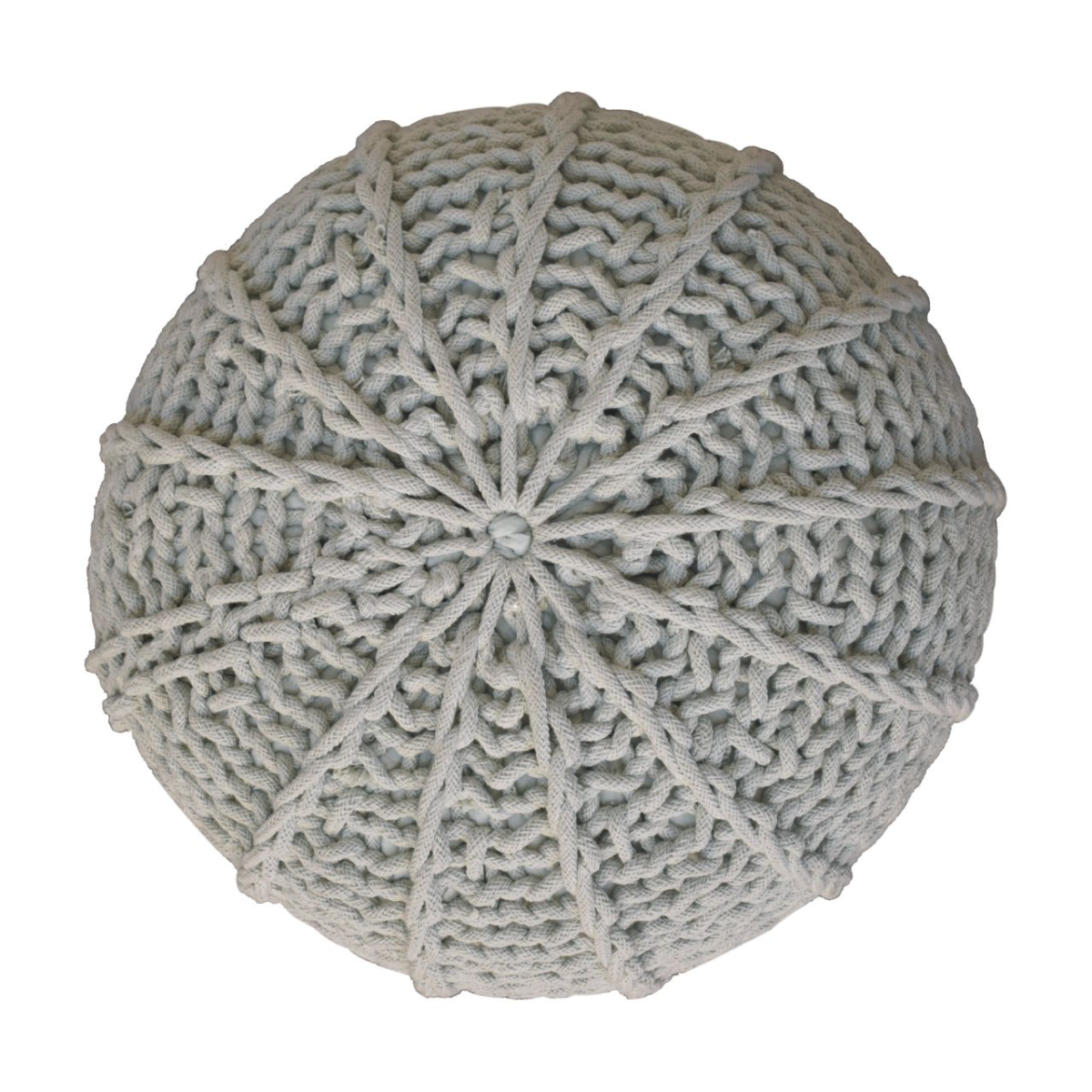 Artisan Furniture Grey Cable Pouffe